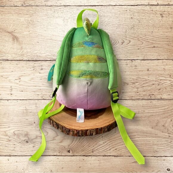 Squishmallows Series 2 NWT 12" Denton the Chameleon Plush Doll Soft Backpack New - Picture 5 of 9